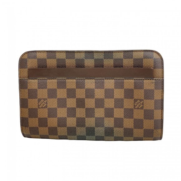 LOUIS VUITTON Other - Louis Vuitton Clutch Bag Damier Saint N51993 Ebene Men's